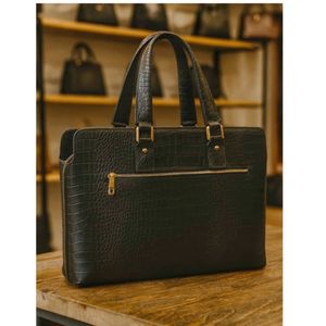 کیف اداری زنانه چرم طبیعی گاوی