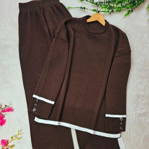 ست بافت کلاسیک(آستین دکمه) نورا