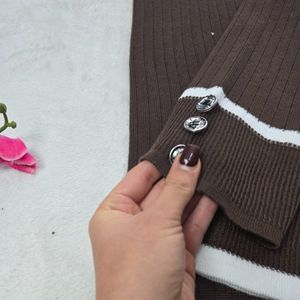 خرید اینترنتی ست بافت کلاسیک(آستین دکمه) نورا