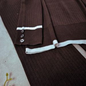 خرید انلاین ست بافت کلاسیک(آستین دکمه) نورا