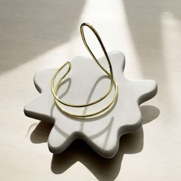 بنگل زنانه دفرمه  کد 3332015