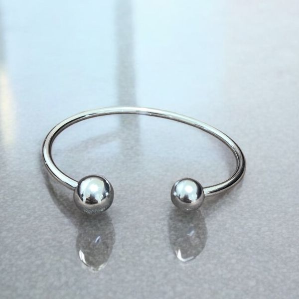 بنگل زنانه طرح گوی ساده کد 3332024