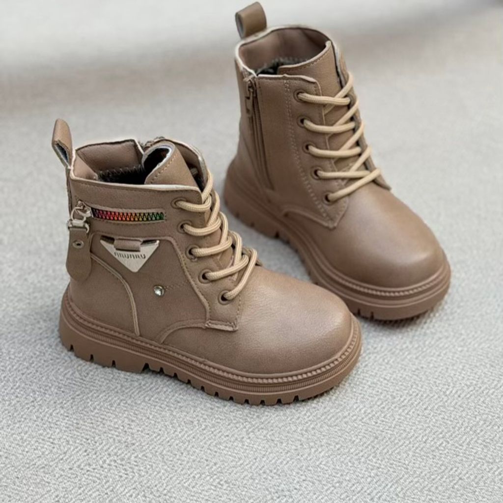 خرید اینترنتی قیمت بوت بچگانه طرح بغل زیپ مثلثی از Kids کد 4090802