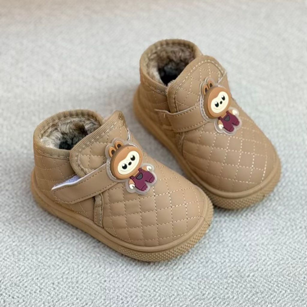 خرید اینترنتی قیمت بوت بچگانه شنل دوزی طرح لبوبو از  کد 4090901