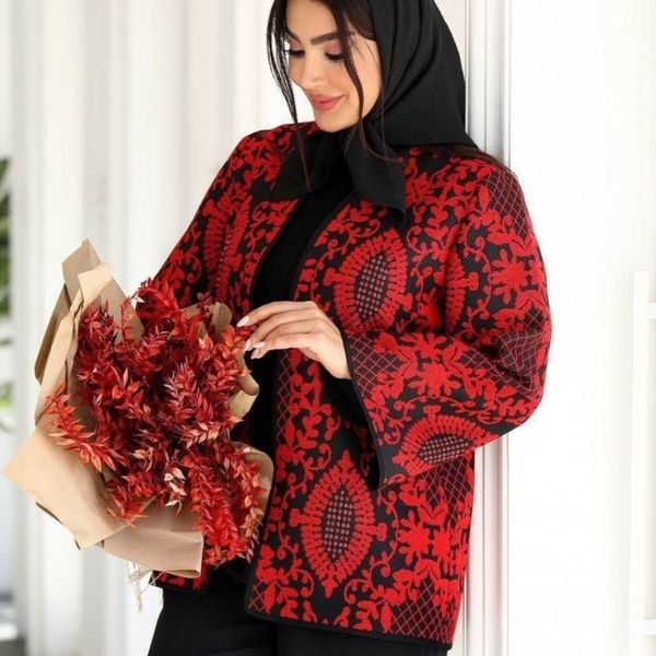 کت سوزن دوزی شده یلدایی