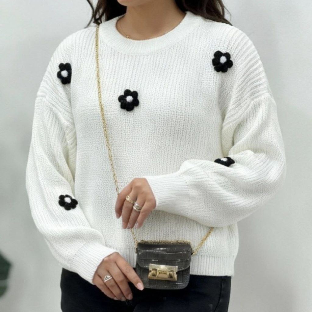 مشخصات بلوز بافت گلدار