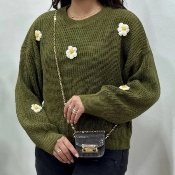 بلوز بافت گلدار