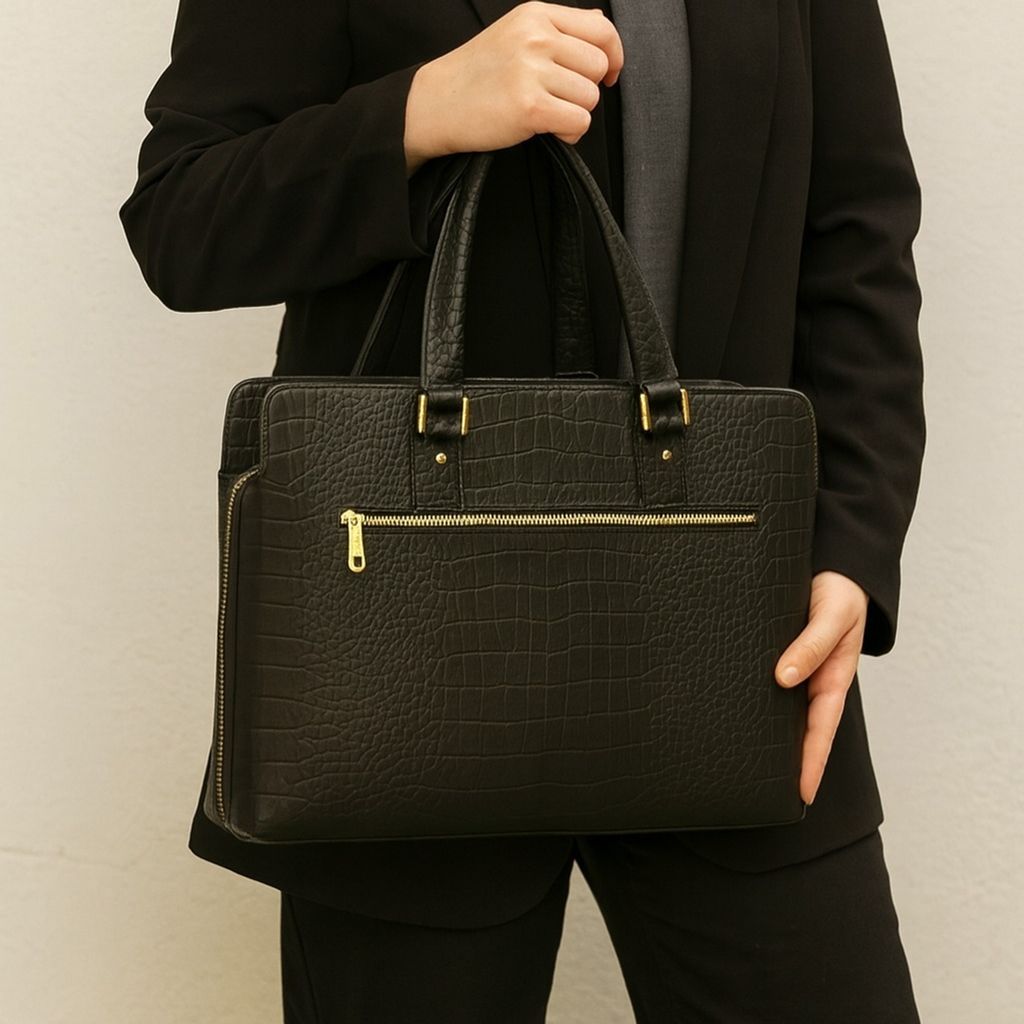 خرید اینترنتی کیف اداری زنانه چرم طبیعی