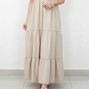 خرید آنلاین پیراهن آستین حلقه ای سه دکمه چین دار زنانه ماهو