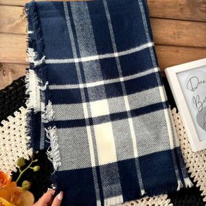 خرید آنلاین شال موهر چهارخونه زمستانه