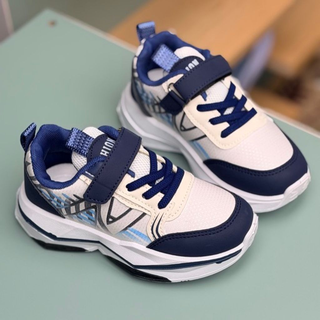 خرید اینترنتی قیمت کتونی بچگانه طرح نیوبالانس آبرنگی از K-Z کد 4081203