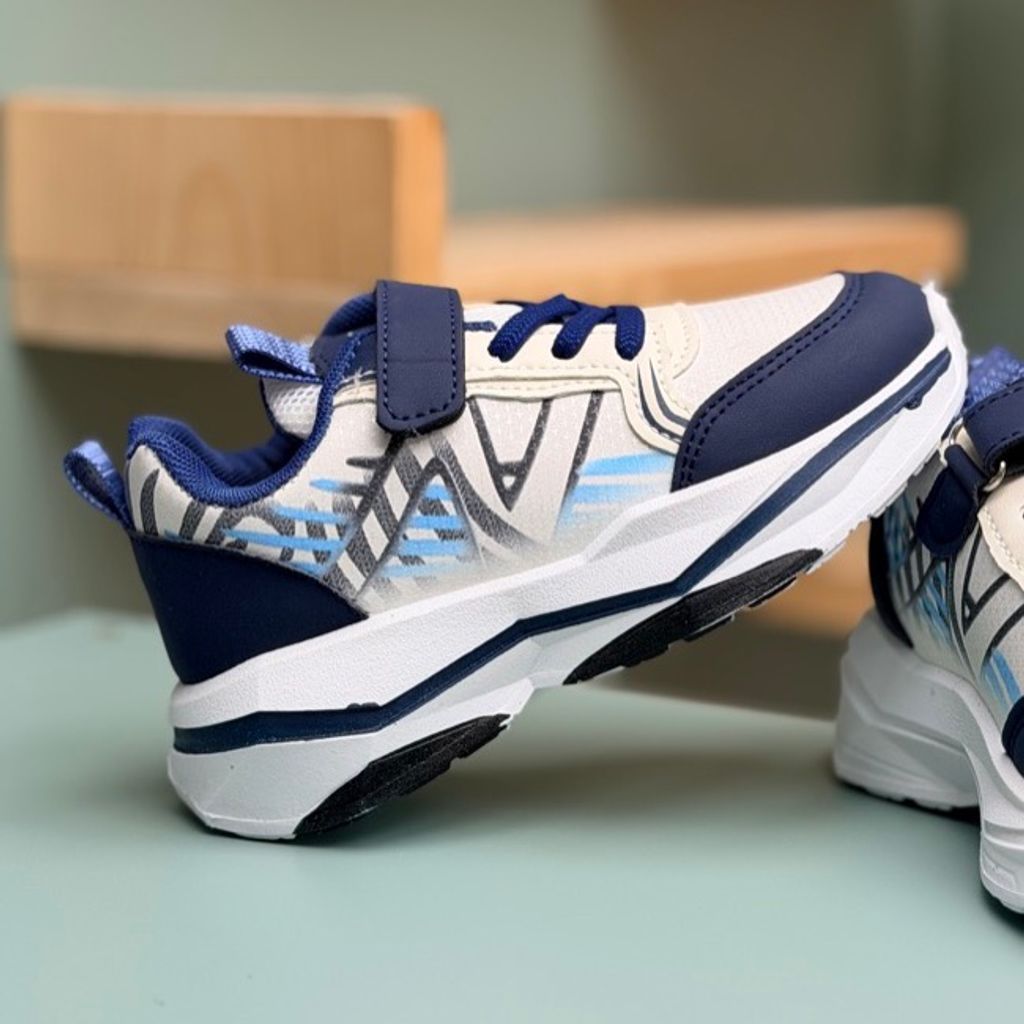 خرید اینترنتی قیمت کتونی بچگانه طرح نیوبالانس آبرنگی از K-Z کد 4081203