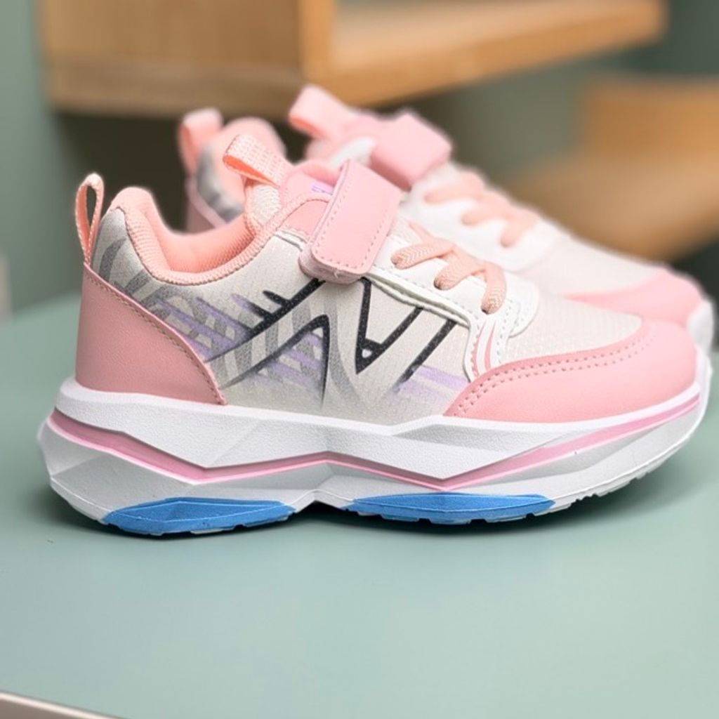 خرید اینترنتی قیمت کتونی بچگانه طرح نیوبالانس آبرنگی از K-Z کد 4081203