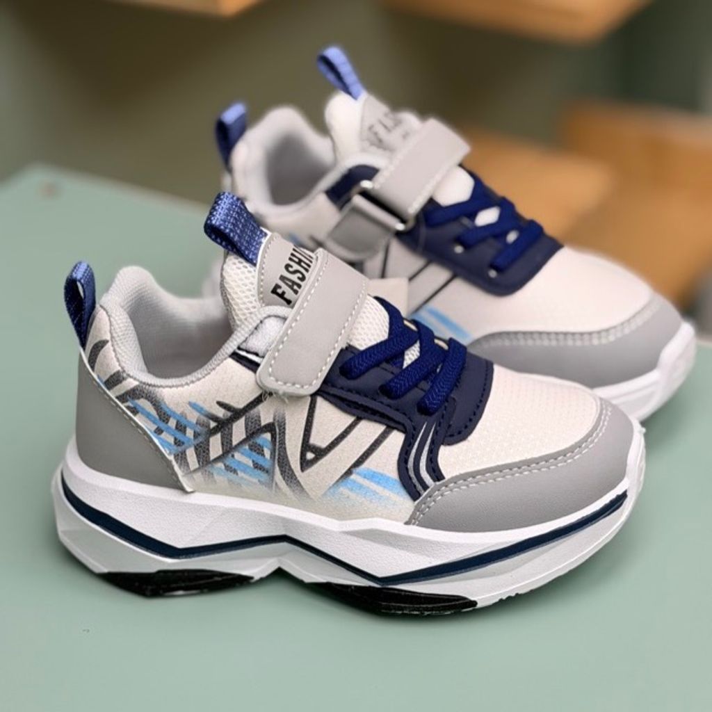 خرید اینترنتی قیمت کتونی بچگانه طرح نیوبالانس آبرنگی از K-Z کد 4081203