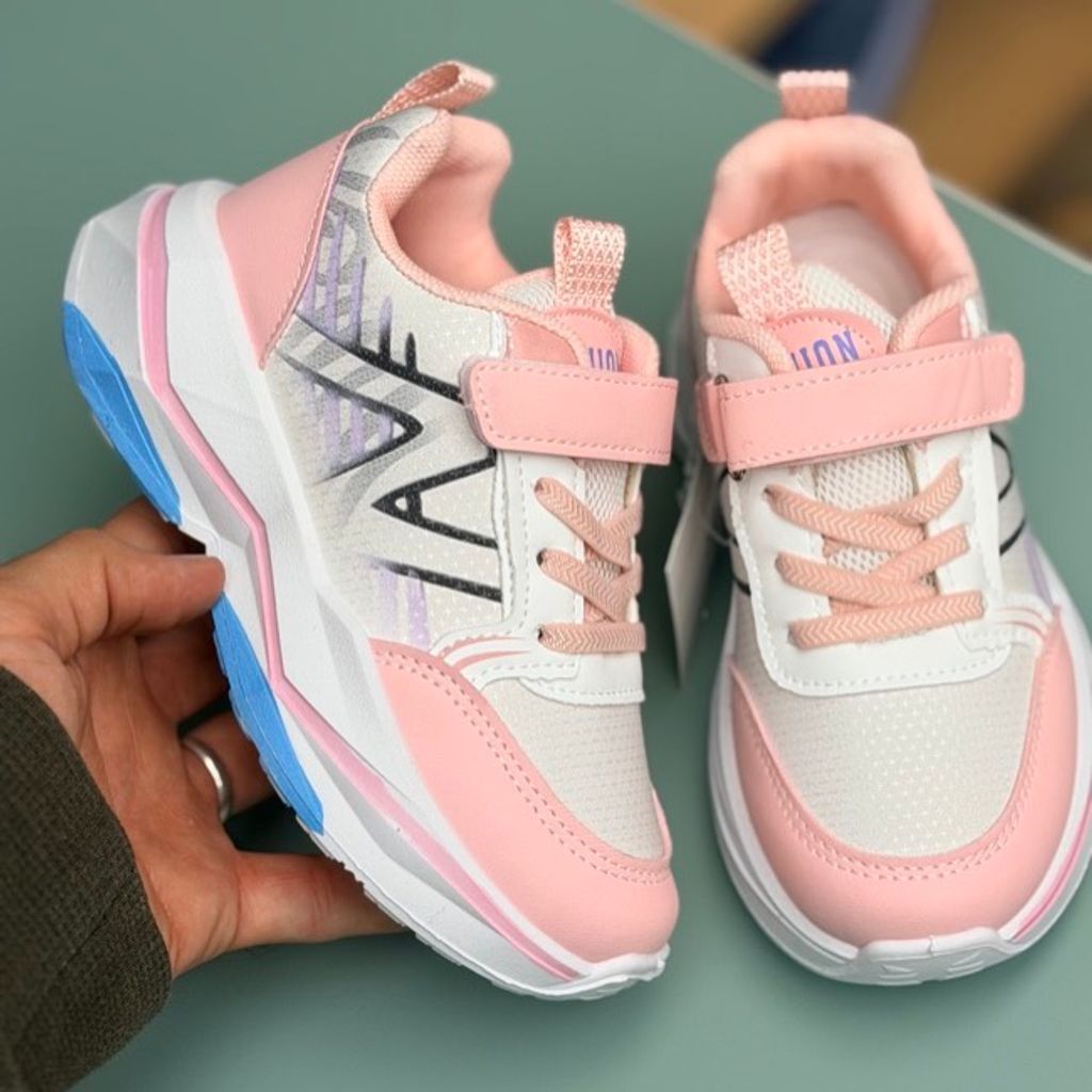 خرید اینترنتی قیمت کتونی بچگانه طرح نیوبالانس آبرنگی از K-Z کد 4081203