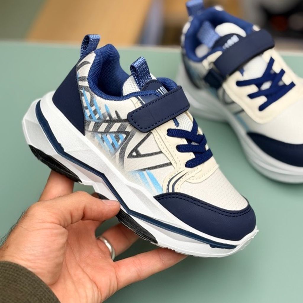 خرید اینترنتی قیمت کتونی بچگانه طرح نیوبالانس آبرنگی از K-Z کد 4081203