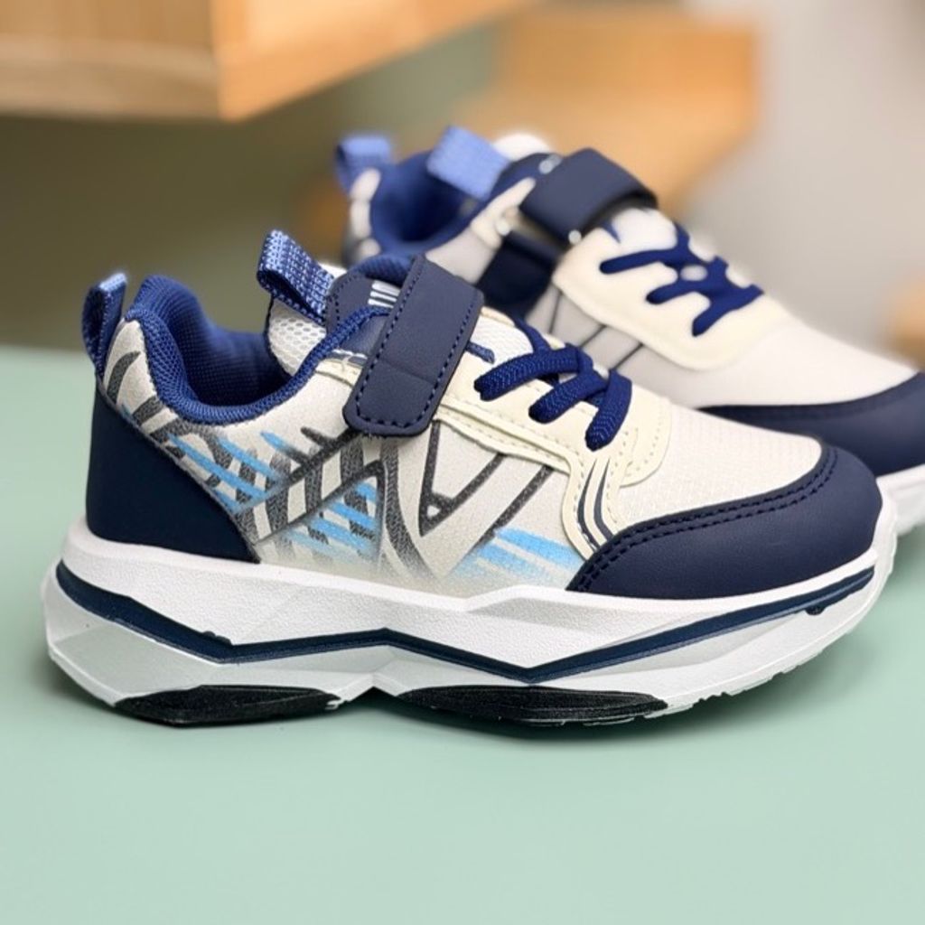 خرید اینترنتی قیمت کتونی بچگانه طرح نیوبالانس آبرنگی از K-Z کد 4081203