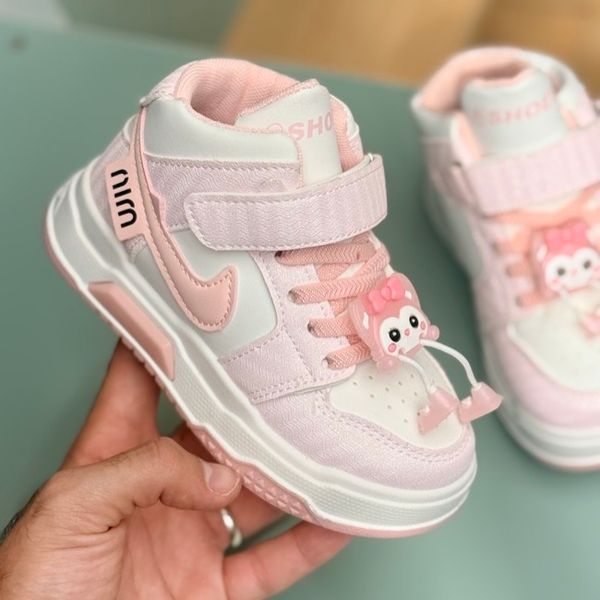 کتونی نیمساق طرح جردن کرومی لنگ دراز برند کیدز کد 4071902