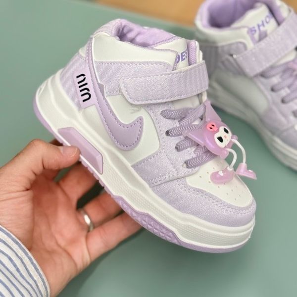 کتونی نیمساق طرح جردن کرومی لنگ دراز برند کیدز کد 4071902