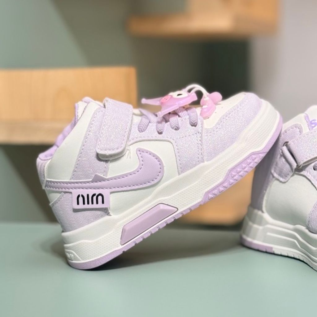 خرید اینترنتی قیمت کتونی نیمساق طرح جردن کرومی لنگ دراز برند کیدز کد 4071902