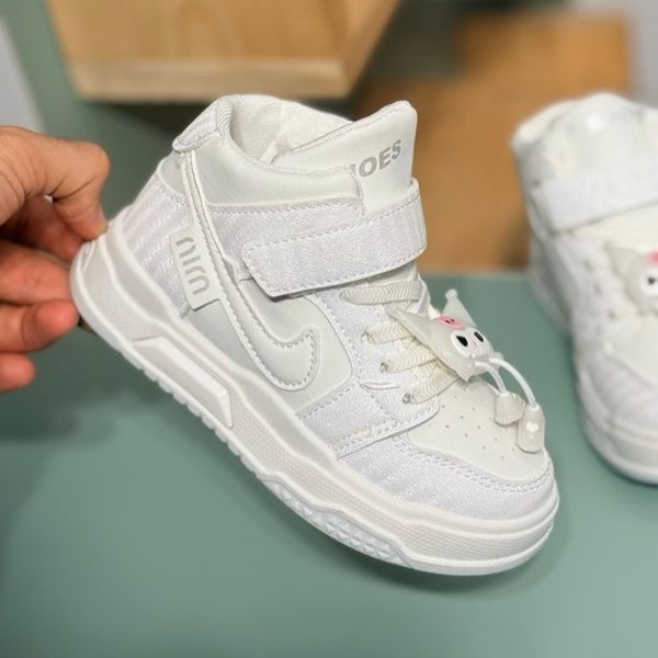 کتونی نیمساق طرح جردن کرومی لنگ دراز برند کیدز کد 4071902