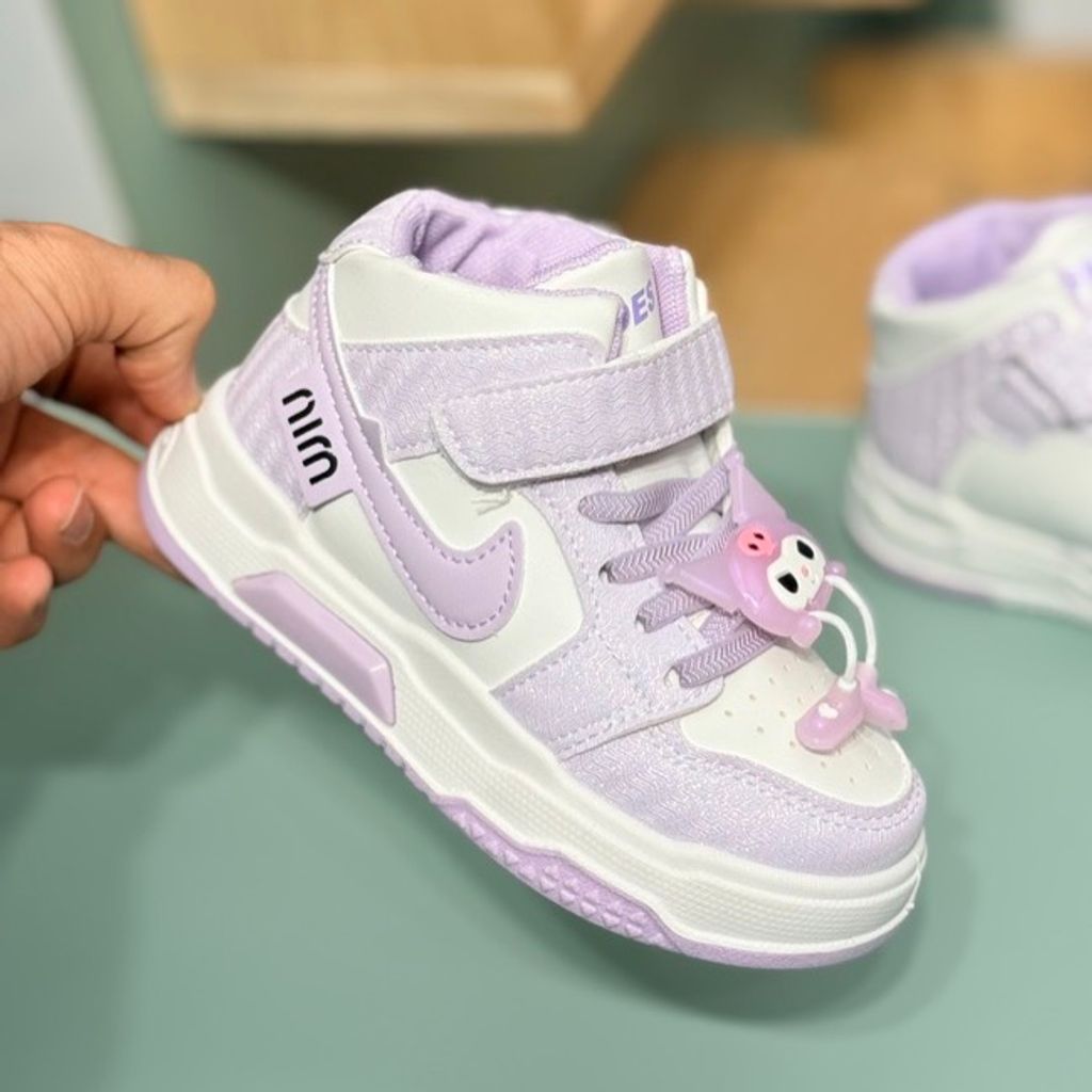 خرید اینترنتی قیمت کتونی نیمساق طرح جردن کرومی لنگ دراز برند کیدز کد 4071902