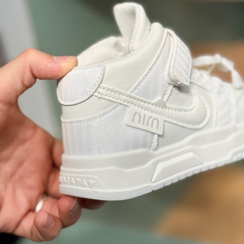 خرید اینترنتی قیمت کتونی نیمساق طرح جردن کرومی لنگ دراز برند کیدز کد 4071902