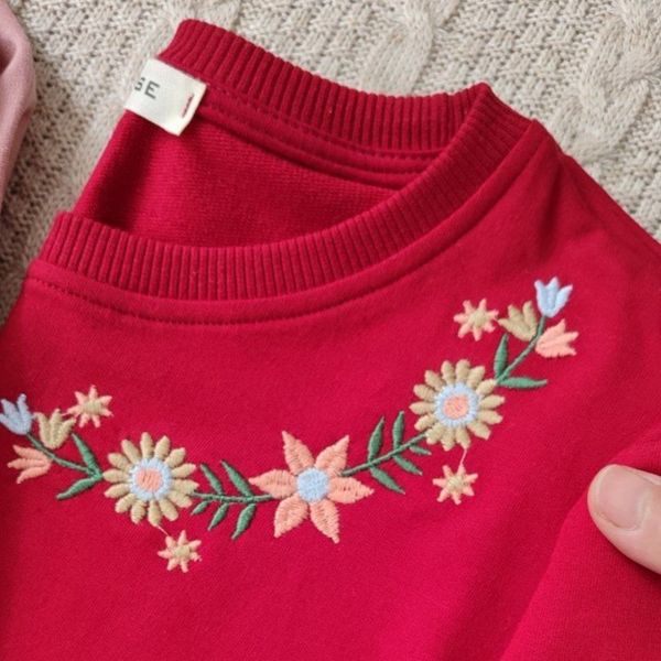 دورس دونخ پنبه گلدوزی شده آستین گیپور سایز بزرگ لادن ماهو