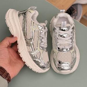 خرید اینترنتی قیمت کتونی بچگانه توری طرح بالنسیاگا از MBA کد 4061902