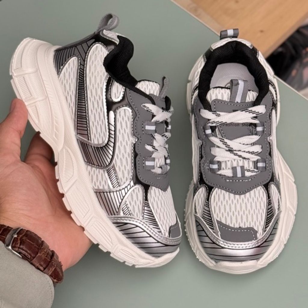 خرید اینترنتی قیمت کتونی بچگانه توری طرح بالنسیاگا از MBA کد 4061902