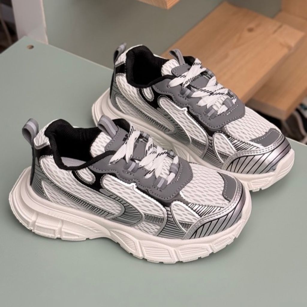 خرید اینترنتی قیمت کتونی بچگانه توری طرح بالنسیاگا از MBA کد 4061902