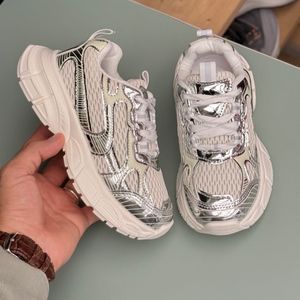 خرید اینترنتی قیمت کتونی بچگانه توری طرح بالنسیاگا از MBA کد 4061902