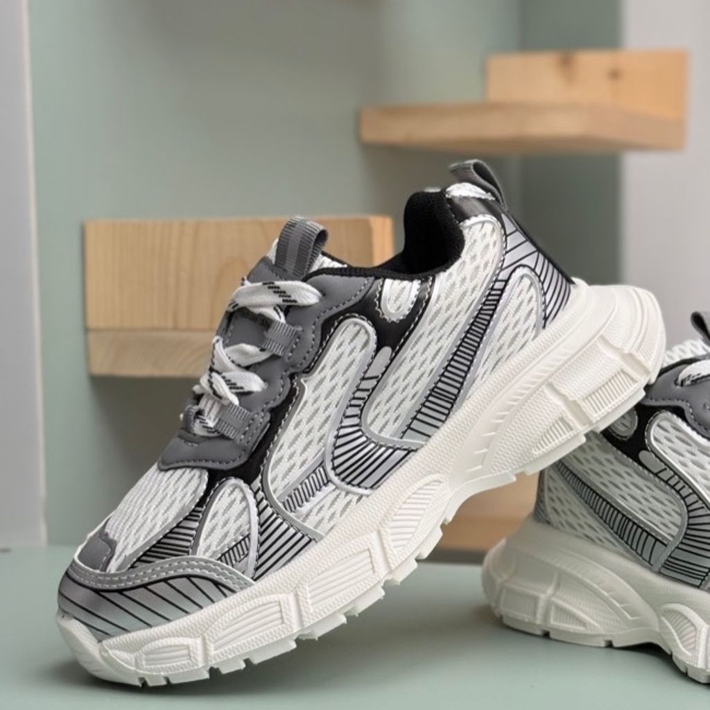 خرید اینترنتی قیمت کتونی بچگانه توری طرح بالنسیاگا از MBA کد 4061902