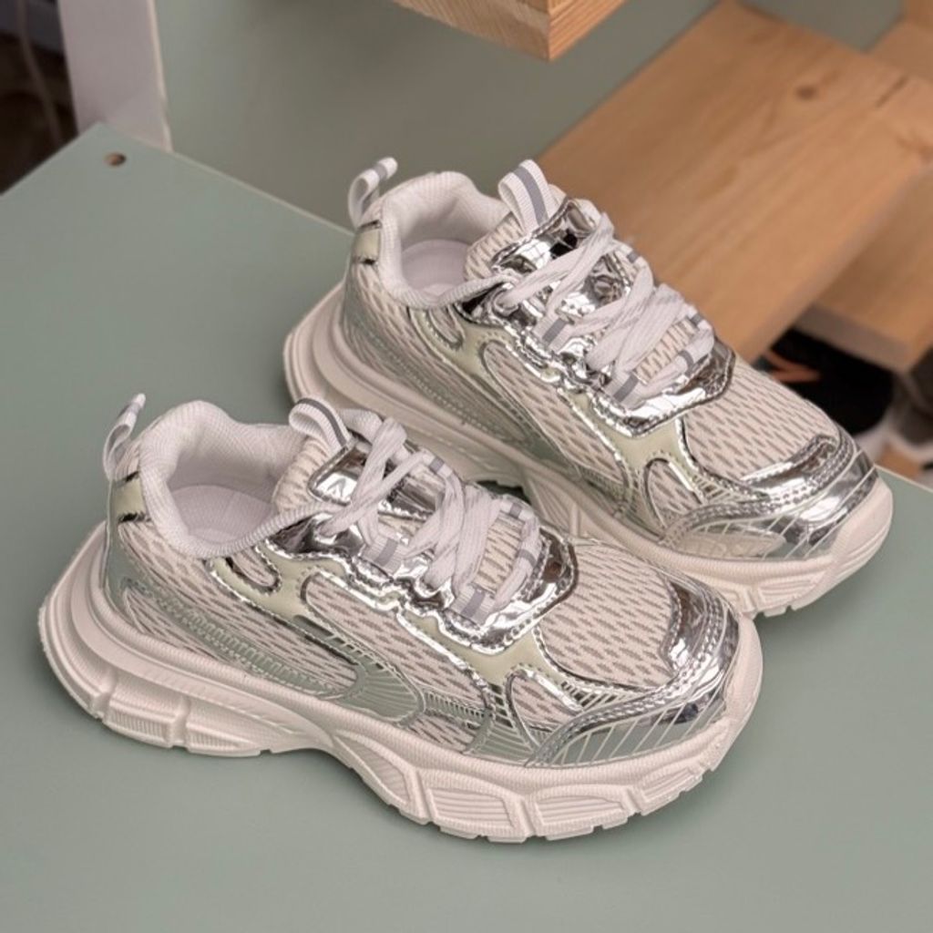 خرید اینترنتی قیمت کتونی بچگانه توری طرح بالنسیاگا از MBA کد 4061902