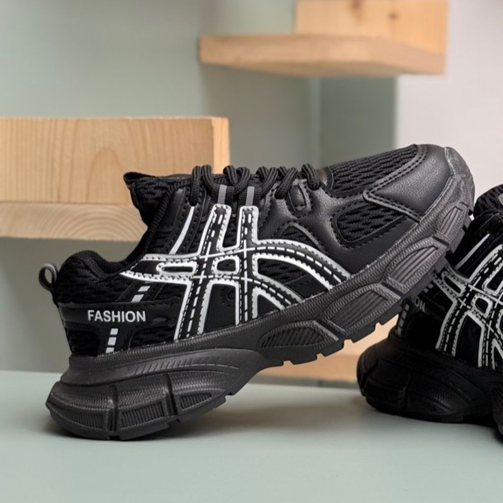 خرید اینترنتی قیمت کتونی بچگانه توری طرح Asics از MBA کد 4061901