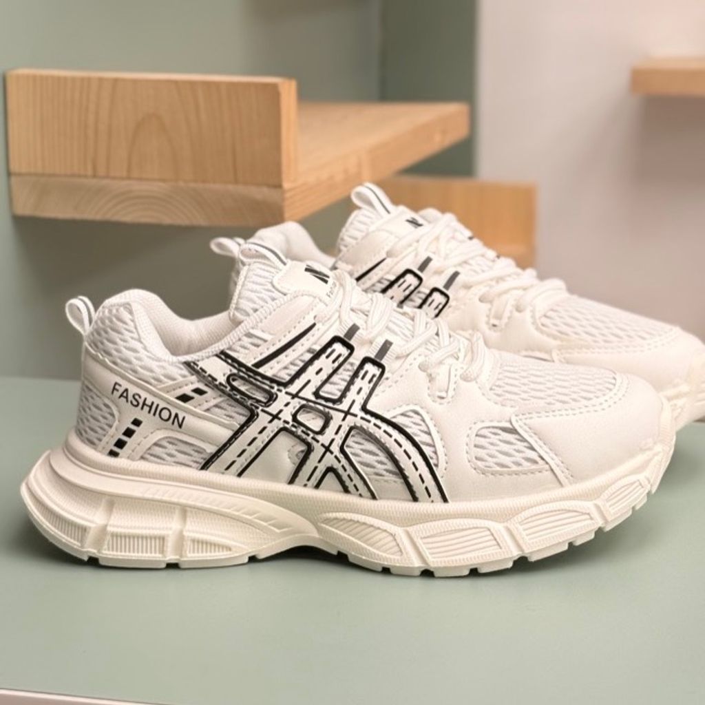 خرید اینترنتی قیمت کتونی بچگانه توری طرح Asics از MBA کد 4061901