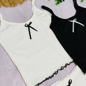 خرید انلاین تاپ شلوارک پاپیون