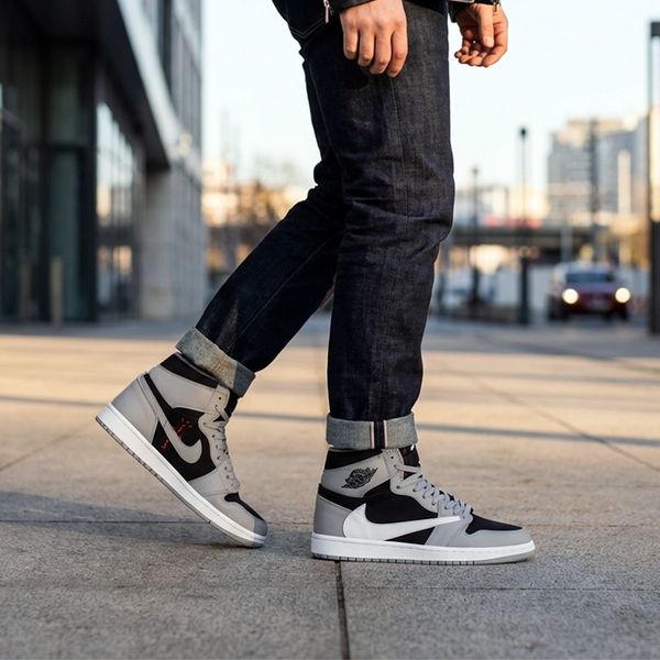 کتونی ساقدار نایک ترویس اسکات nike Travis Scott کیفیت بالا