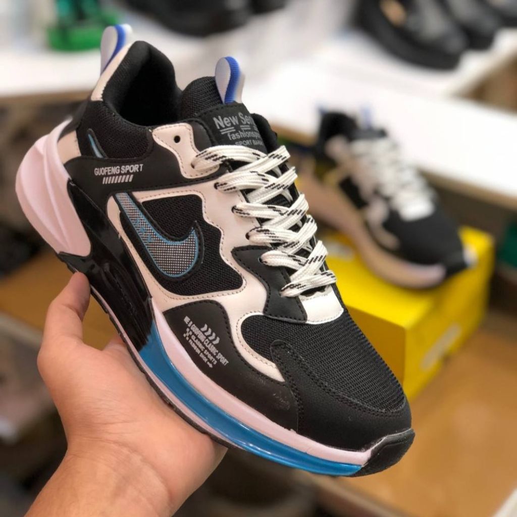 قیمت ارزان کفش نایک واید مردانه رنگ مشکی ابی