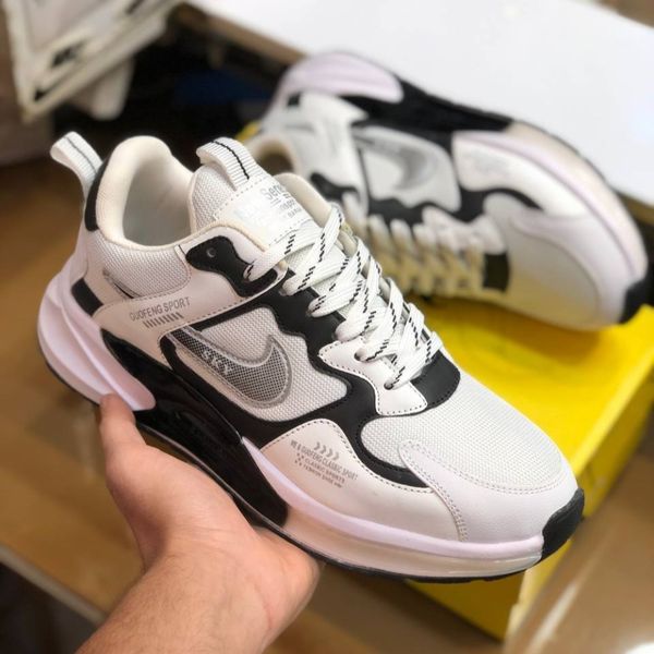 کفش نایک واید مردانه رنگ سفید مشکی