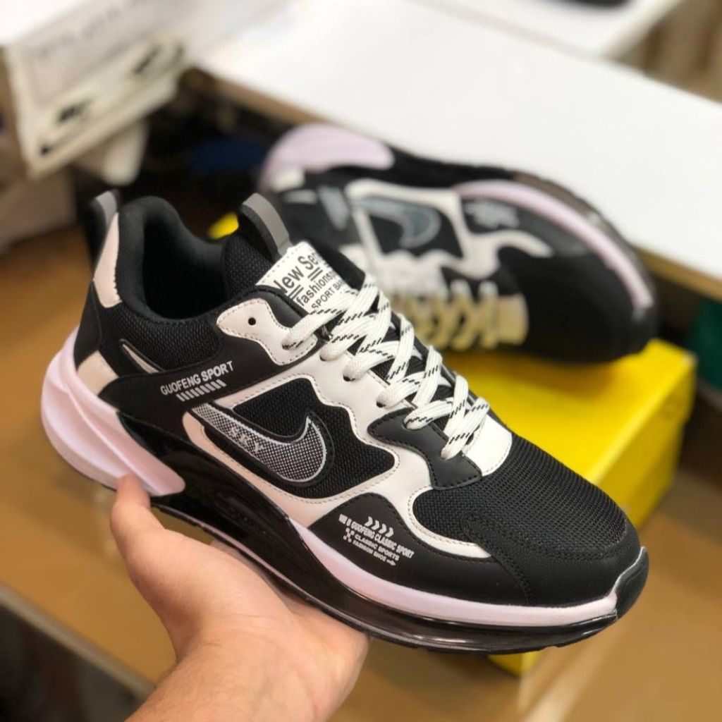 خرید آنلاین کفش نایک واید مردانه رنگ مشکی سفید