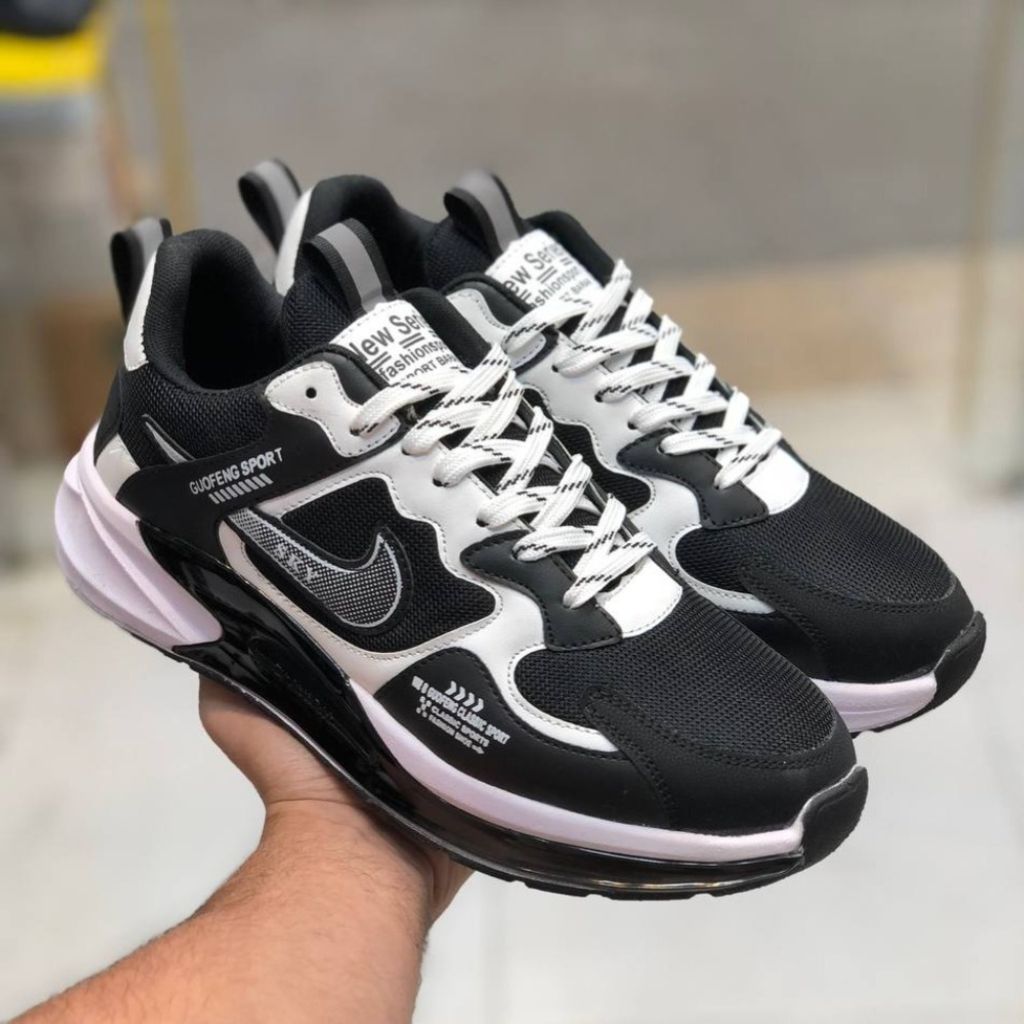 قیمت ارزان کفش نایک واید مردانه رنگ مشکی سفید