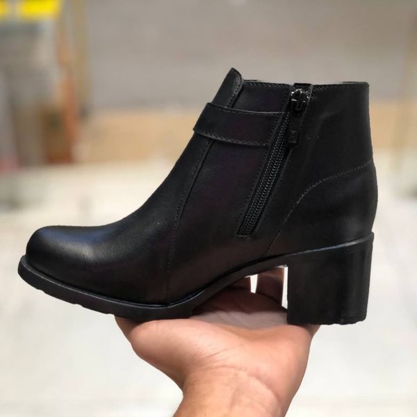 نیم بوت زنانه پاشنه پنج سانت مدل اطلس