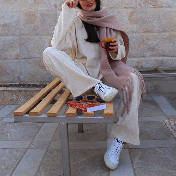 ست پلیور و شلوار گندم