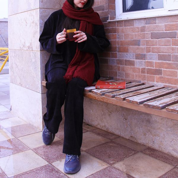 ست پلیور و شلوار گندم