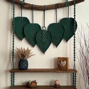 شلف دو طبقه مکرومه بافی مدل لیدا