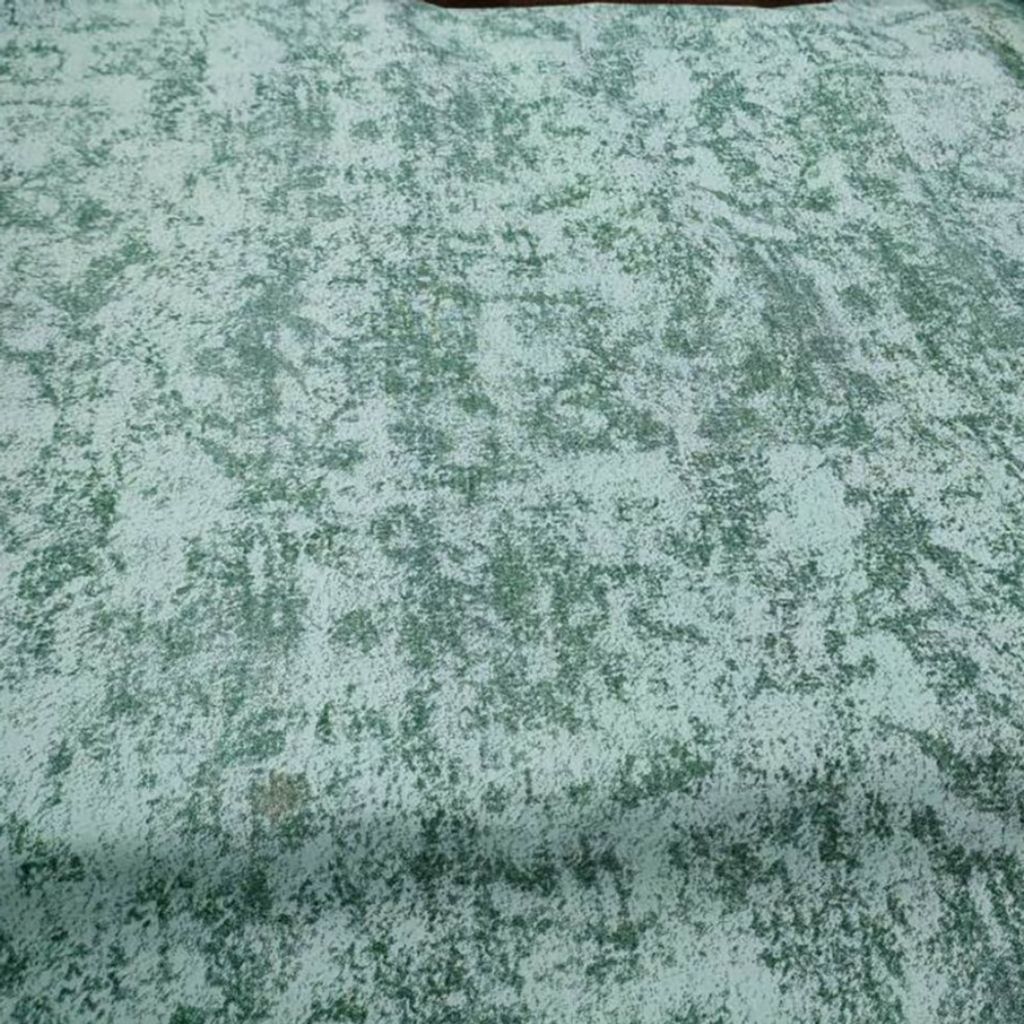 خرید انلاین پارچه آشپزخانه طرح پتینه سبز ساده عرض 2 متر