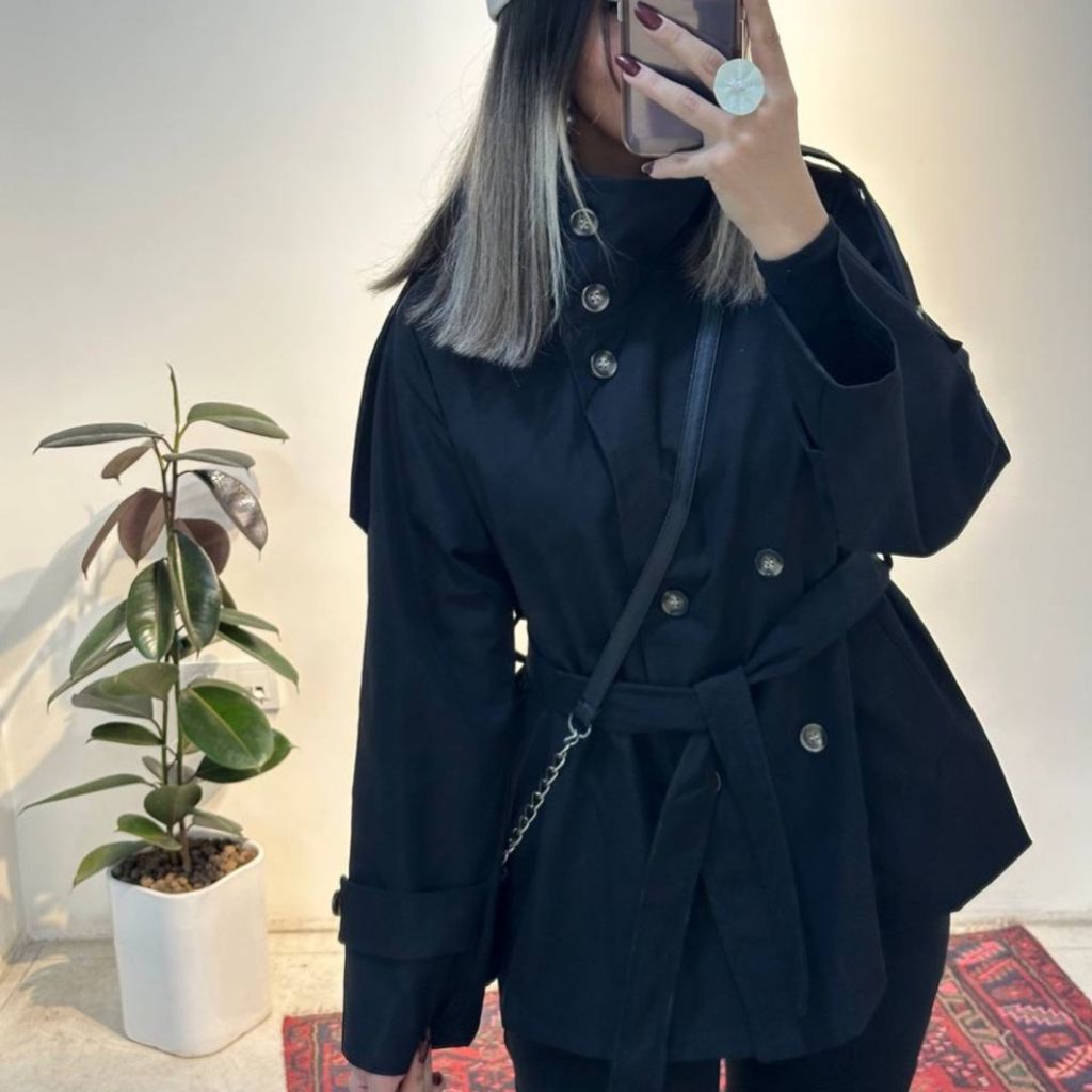 خرید آنلاین ترنچ کت کوتاه