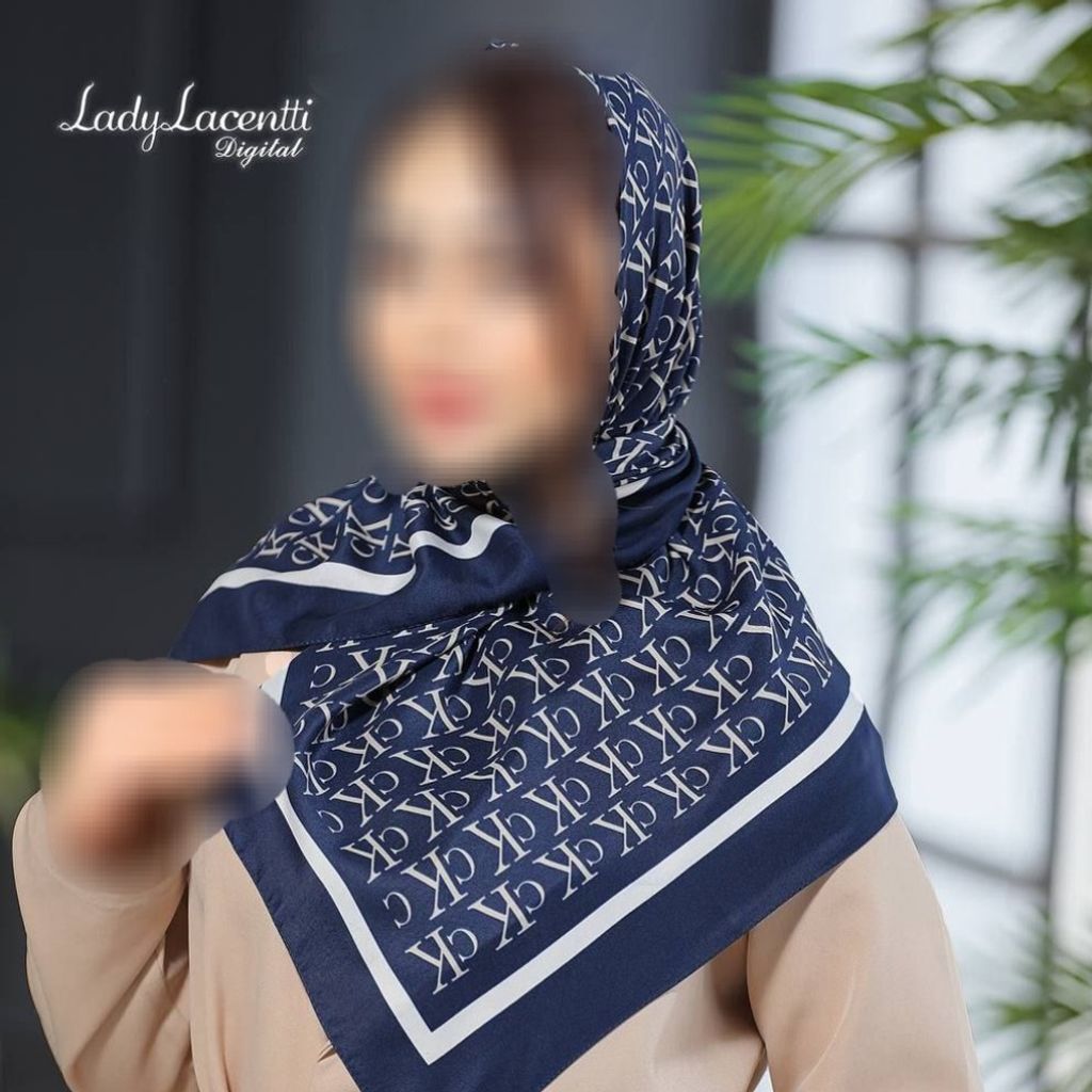 فروش اینترنتی روسری ابریشم توییل قواره 100 طرح ck ریز ویژه روز مادر