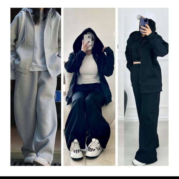 ست سویشرت  شلوار بگ